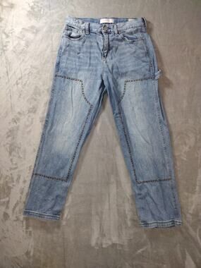 PacSun Baggy Carpenter Jeans Mens 30×32 Embellished Streetwear Y2K Skater Unique